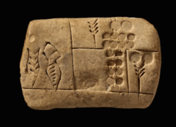 clay accounting tablet 7000 bc
