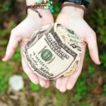 person holding u s dollar banknotes